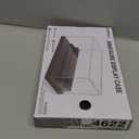 Mlikero Minifigure Display Case for Action Figures Blocks, Clear Dustproof Acrylic Display Box Storage with 3 Movable Steps Gifts for Children,Black (1 Pack)