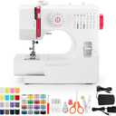 Sewing Machine, Mini Sewing Machines for Adults and Kids, 14 Stitch Dual Speed Portable Sewing Machine for Beginners, Sewing Kit with Foot Pedal & Sewing Shelf Kit, (Upgrade Version)