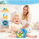 Musical Toy for Kids 1, 2 Year Old Boys Girls, Montessori Educational Learning Toy with Sound, Lights & Shape Sorter for Toddler Age 1-2, First Christmas 1st Birthday Gift for Baby 12-18 Months