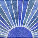 Navy Blue Boho Outdoor Door Mat Doormat, Navy Blue Boho Welcome Door Mats Doormat Outdoor Indoor Entrance, Indoor Door Mats for Entryway, 17x30