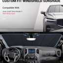 Pigenius Windshield Sun Shade for Tesla Model Y 2025-2026 New Body Style, Front Window Sunshade - Safeguard