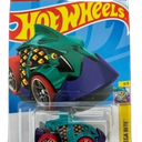 Hot Wheels 2024,Rockin' Railer #075/250,HW Race Day 2/10,Sky Blue, Hotwheels 2024 Piranha Terror # 87/250 HW Mega Bite 4/5 #87,  Hot Wheels Deora II Then and Now 4/10, White Die-Cast, Pack of 3r