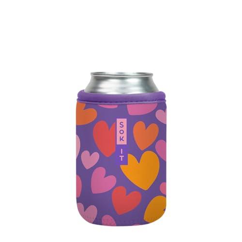 Sok It CanSok Sleeve for Beer & Soda Insulated Neoprene Cover (Hearty Hues, 12oz Can Sleeve)