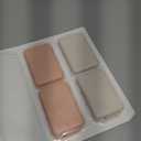 LANDNEOO 14 Grids Pill Organizer Box with Labels, Travel Medication Holder Dispenser Case Kit, Pocket Daily Pharmacy Container for Fish Oil Vitamin Supplement Storage, Khaki Pink Grey, 3 Pack