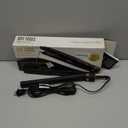 HOT TOOLS Pro Artist Black Gold Ionic 1 Inch Flat Iron - Use as Straightener for Sleek Straight Hair or Use Rounded Edges for Shiny Curls and Waves, Stylist-Preferred Styles