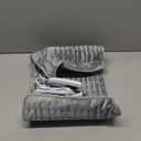 Deepsoon Heating Pad,Electric Heating Pads for Back,Neck,Abdomen,Moist Heating Pad for Shoulder,Knee,Arms,Legs,Dry/Moist Heat & Auto Shut Off,Christmas Gifts for Men and Women,Light Gray,24x12 Inch