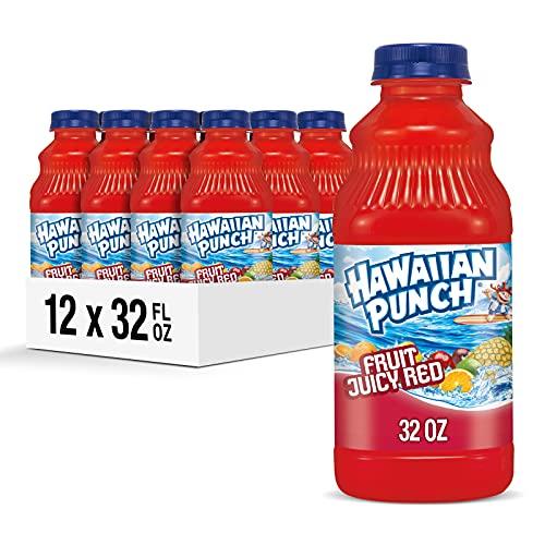Hawaiian Punch Fruit Juicy Red, 32 Fluid Ounce Bottle (Pack of 12) (BBD SEP 09/26)