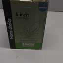 6 Inch Indoor Planter Pots with Drainage Hole and Tray Saucer,Flower Pots for Indoor Outdoor Garden Plants and Flowers, Multicolor, 5 Packs