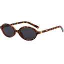 pipajoy Retro Oval Sunglasses Womens Men Trendy Small Round Frame 90s Sun Glasses Sunnies UV400 Protection Y2k Fashion Shades