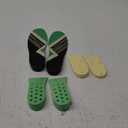 DynWalker Lift Insole Boost Inner Sole 2.95 Inch Heel Pads for Shoes Anti-Slip Flexible Soft Cushioned Heel Massage for Uneven Legs Adjustable Size 2 Layer S Green (S : ( Women 6 - 8.5 ))