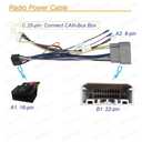 16pin Car Stereo Radio Power Retrofit Wiring Harness Adatper fits for Jeep Wrangler Cherokee Compass Grand Patriot Dodge Caliber Voyager Chrysler Sebring