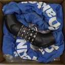 NDakter Bike Lock, 5 Digit Combination Heavy Duty Anti Theft Bicycle Chain Lock, 2.62/3.2/4.27/5/6Ft Long, High Security Resettable, Suitable for Bike, Scooter, Door, Gate, Fence-4/6mm Thick (Blue)