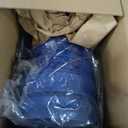 6 Gallon Large Blue Food Grade Plastic Bucket Pail with Air Tight Screw on Lid (Pack of 1) Made in USA pails
