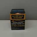 EPDM Rubber Roofing Seam Tape Kit - 30 Feet x 6 Inch - Double Sided Butyl Tape  Black Self Adhesive for Liner Bonding Sealing Repairs  Works with EPDM TPO Hypalon and Other Membranes