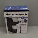 Hamilton Beach FlexBrew Single Serve Coffee Maker, Coffee Machine Compatible with Pod Packs and Grounds, Black Next Gen (49900) (Black - Fast Brewing)