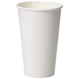Amazon Basics Compostable Coffee Cups, 16 Ounces, Paper, 500 Count (Pack of 1), White