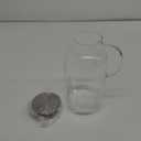 Glass Pitcher85oz/2500ml Jug with Lid,Glass Carafe for Hot/Cold Water, Iced Tea Pitcher, Pitcher for Coffee