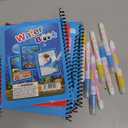 8 Pack Reusable Water Coloring Books for Toddlers, Paint with Water Books,Mess-Free Coloring Book, Portable Educational Doodle Drawing Toy, Improving Children's Imagination, Color Perception