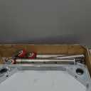 Mophorn 24x18x34 Inch Stainless Steel Work Table 3-Stage Adjustable Shelf with 4 Wheels Heavy Duty Commercial Food Prep Worktable with Brake for Kitchen Prep Work