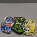 Wegreeco Washable Male Dog Belly Band (Stylish Pattern)- Pack of 3 - Washable Male Dog Belly Wrap, Dog Diapers Male (Fruit, X-Small)