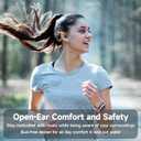 Bone Conduction Headphones, Open Ear Running Headphones Bluetooth 5.4, IP68 Waterproof Wireless Sports Headsets with Mic & 32 GB MP3 Memory for Swimming, Hiking, Gym, Dark Gray