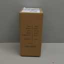 JEESA Toothbrush Holder Organizer, with Drainage Holes, with Dustproof Cover, 360 Rotating, 3 Slots, for Bathroom Countertop, Black