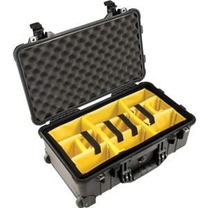 Pelican 1510 Case with Padded Dividers (Black)