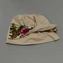 XYIYI Knot Chemo Headwear for Womens Cancer Patients, Stretchy Chemotherapy Headwraps Beanie Hats (Beige)