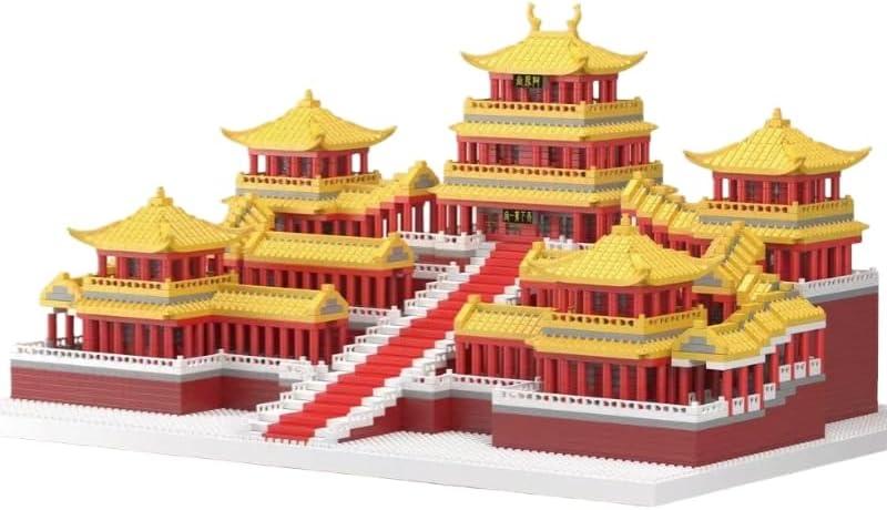 5180Pcs Chinese Architecture Micro Building Bricks Model Kit for Adults Detailed Architectural Display Model Ages 14+