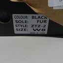 Womens Black Latin Salsa Character Shoes Ballroom Dance Heels Prom Wedding Shoes Dress Pump, W8