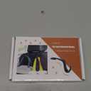 Amooca Car Seat Headrest Hook 4 Pack Hanger Storage Organizer Universal for Handbag Purse Coat fit Universal Vehicle Car Black S Type