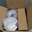 TORCHSTAR 2 Inch Recessed LED Light, 5CCT Dimmable 600lm Canless Recessed Ceiling Light, Baffle Trim Anti-Glare LED Downlight, CRI90+, IC Rated, ETL Listed, 2700K-5000K Selectable, Pack of 6