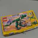 LEGO Creator 3 in 1 Mighty Dinosaur Toy, Transforms from T. rex to Triceratops to Pterodactyl Dinosaur Figures, Great Gift for 7-12 Year Old Boys & Girls, 31058