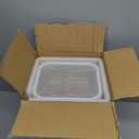 Prep Naturals 36oz Glass Meal Prep Containers - Airtight Glass Food Storage Containers with Lids - Dishwasher, Microwave & Oven Safe Meal Prep Bowls - Pack of 5, 36 Oz, 2-Compartment, Clear