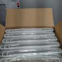 SUIN 0.5-inch 3 Ring Binder -1/2'' Binders with Roung Ring Binder, Large 100 Sheet Capacity, Fit 8.5" x 11" US Letter Size Paper, White (0.5'' White - 36 Packs)