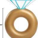 Jasonwell Inflatable Diamond Ring Pool Float - Engagement Ring Bachelorette Party Float Stagette Decorations Swimming Tube Floaty Outdoor Water Lounge Floats for Adults