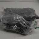 RYB HOME Soundproof Curtains for Bedroom, PM2.5 Particle Filter 100% Blackout Energy Saving Small Window Curtains for Baby Nursery Living Room Home Office, Grey, W 42 x L 63 inches, 2 Pcs