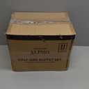 Alpha Living 6 Pack - Disposable Chafing Dish Buffet Set, Half Size Pans, Welded Body Food Warmers for Parties, Fuel Cans Complete Set, Warming Trays (Complete Kit (with Racks))