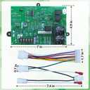 ICM282A Furnace Control Board Module Compatible with Carrier HK42FZ013, HK42FZ004, HK42FZ007, HK42FZ008, HK42FZ009, HK42FZ011, HK42FZ016, HK42FZ034, 325878-751 Series Control Board