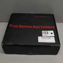 HexClad Hybrid Nonstick 12-Inch Frying Pan with Tempered Glass Lid, Stay-Cool Handle, Dishwasher-Friendly, Oven-Safe Up to 900F, Induction Ready, Compatible with All Cooktops