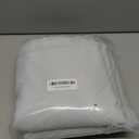 ChrisDowa Blackout Curtains 70 inches Wide for Bedroom - 2 Panels Set Extra Wide Grommet Thermal Insulated Room Darkening Curtains for Living Room (Greyish White, 70 x 63 Inch)