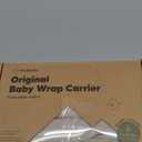 KeaBabies Baby Wrap Carrier - All in 1 Original Baby Carrier Newborn to Toddler Sling, Easy to Wear, Hands Free Bonding, Lightweight, Breathable Infant Wraps (Stone Gray)