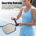 2 x AEJ Pickleball Accessories Kit, 5 PU Overgrips and 3 Edge Guard Tapes, Pickleball Paddle Grip Replacement and Edge Protection Set for Paddle Care, Practice and Game Play