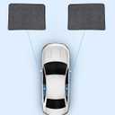 Car Window Shades for Chevy Silverado(2020-2026), 2-Pack Rear Window Sun Shades for Baby Breathable Mesh, UV & Heat Blocker, Privacy Protection for Camping, Travel, Sleep & Nursing