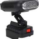 Battery Powered Heater, Portable Space Heater with 2 Temperatures for Car Office Camping, 90 Flip, 2 USB, Compatible with BL1830 BL1850 BL1840 BL1845 BL Batteries (No Battery)