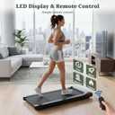 Walking Pad Treadmill, 3 in 1 Portable Under Desk Treadmills for Home Small Space, Quiet Compact Folding Treadmill with Remote Control, 320 LBS Capacity