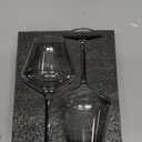JBHO Hand Blown Italian Style Crystal Burgundy Wine Glasses - Lead-Free Premium Crystal Clear Glass - Set of 2-21 Ounce - Gift-Box for any Occasion
