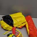 2 Pack Inflatable Kids Pool Floats with Water Gun, Pool Toys for Kids Ages 4-8, Blow Up Toddler Pool Floats, Swimming Pool Game Toys, Fire Truck and Pirate Ship Floaties for Boys Girls and Child