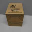 2 x 20sets Double Compartment Condiment Containers with Lids, snack box containers, Portion Cups Plastic perfect for to-go Sauce, Sampling, Dressing, Travel Snack