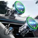 LISEN for Qi2.2 25W MagSafe Car Mount Charger，[Top Spec with Cooling Fan＆95W Fast Adapter] Wireless Car Charger 25W Galaxy S26 Ultra Car Charger Fast Charging for iPhone 17 Pro Max Air 16-12 Series